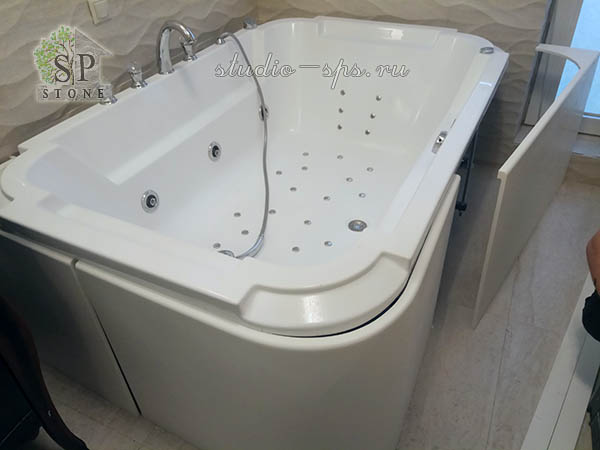 экран для ванной из искусственного камня старон на заказ по Вашим размерам (STARON)